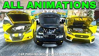 ALL Cars with Open Hood, Doors and Trunk Animations | Car Parking Multiplayer New Update