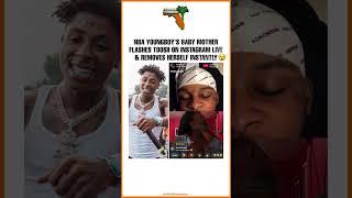 NBA YB BABYMAMA FLASHES NUDES TO TOOSII ON IG LIVE * MUST WATCH * #viral #trending