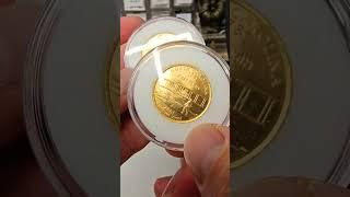 미국 쿼터 동전 금도금이 금화같네 #수집 #coin #주화 #미국 #쿼터