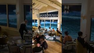 Unbelievable oceanfront dining at The Marine Room in San Diego, California #travel