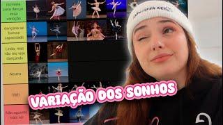 NÃO GOSTO DESSA VARIAÇÃO... - RANKING DE VARIAÇÕES DE BALLET | Lu Corti