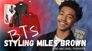 Miles Brown Behind the Scenes with Michael Ferrera