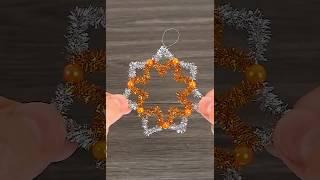 DIY Pipe Cleaner Snowflake