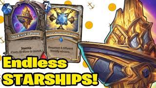 Outlast ANY Deck With Starship Rez Priest! The Great Dark Beyond Hearthstone Priest deck