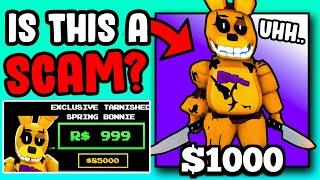 IS NEW TARNISHED BONNIE ACTUALLY WORTH *1000* ROBUX?? (FIVE NIGHTS UPDATE)