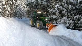 Snow removal EXTREME️Almost 1m of deep snow ️Winter service Tyrol #asmr @AgrarvideosLipperhof