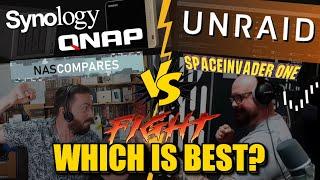 Synology/QNAP NAS vs UnRAID   (ft. SpaceInvaderOne)