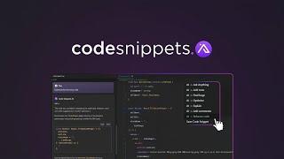 Code Snippets AI Lifetime Deal $29 - The Best AI-powered Code Snippets Library