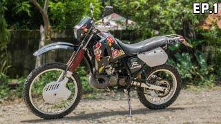 FullTeardown 2001 kawasaki kmx125 rebuild Episode 1