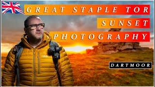 Great Staple Tor Sunset Landscape Photography