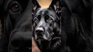 Black German shepherd #soyamandpanther #germanshepherd #panther #animal #shorts