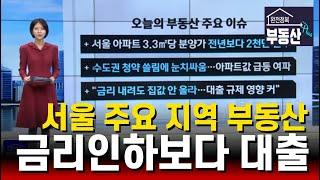 금리 인하로 부동산 급등? 서울 주요지역은 대출 여부 더 중요