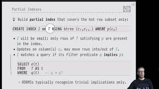 DB2 — Chapter #10 — Video #55 — Hot/cold row subsets, partial B+Tree indexes