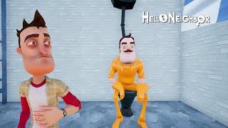 ПРИВЕТ СОСЕД!!!СТЕПАНЫЧ НАС ПОСАДИЛИ В ТЮРЬМУ ИГРА HELLO NEIGHBOR MOD KIT ( Old peterson mansion)