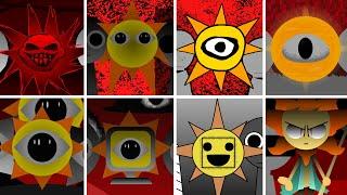 Incredibox - Sprunki but ONLY MR SUN in ALL Different Mods Part 2