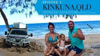 Kinkuna BEACHFRONT camp with the CARAVAN /4X4 Adventure - Episode 3 - Travelling Australia