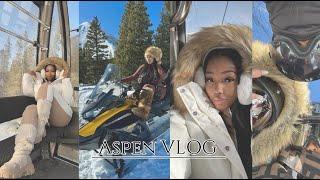 ASPEN Travel Vlog | House Tour | Snow Mobile | GRWM