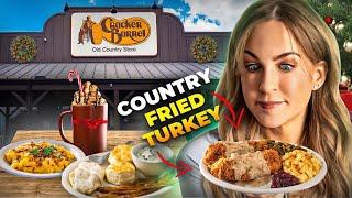 Irish Girl's First Cracker Barrel Christmas Feast – Join Me for Dinner!