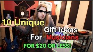 10 Unique Gifts For Musicians For $20 or Less!!