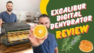 Excalibur 6 Tray Digital Dehydrator Review. Let's dehydrate some orange slices and fresh herbs!