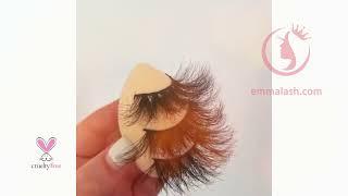 25MM Fluffy mink lashes from fluffy lashes vendor Emma Lashes#fluffylashes#25mmlashes#lashesbusiness