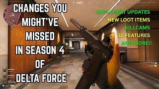 Changes You Might've Missed In Season 4 Of Delta Force Operations!!