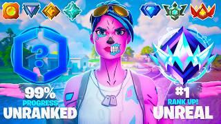 Unranked To Unreal Speedrun But It’s a WORLD RECORD.. (Fortnite Ranked Reload)