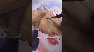 커피를 흘렸다! 아름다운 카리나 그릴건데!🫢