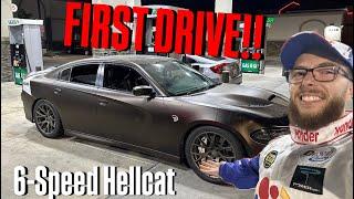 FIRST DRIVE In my 6-Speed Swapped Hellcat Charger!!! | Manual Hellcat Charger Build Series! Ep.27