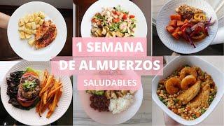 UNA SEMANA DE ALMUERZOS SALUDABLES | Michela Perleche