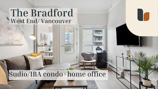 Furnished apartment rental downtown Vancouver West End The Bradford 777 Bidwell Street