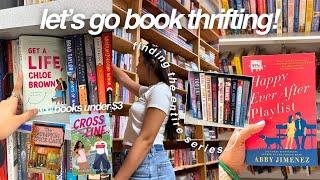 let's go thrifting for some books! (romance books, fantasy series and more!)