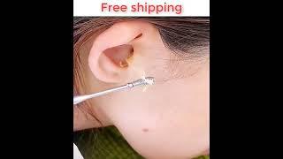 7PCS Earpick Ear Cleaning Kit, Stainless Steel Ear Cleaning Tool, Spiral Ear Spoon