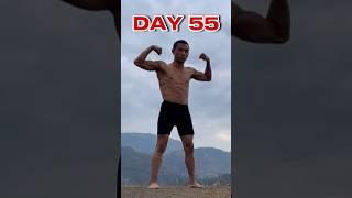 Day 55 of 75 hard. My inspiration @Ankitbaiyanpuria  #75hard #fitwbobby #workout