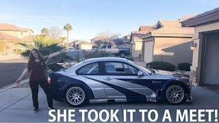 GIRLFRIEND DRIVES THE NFS M3 GTR!