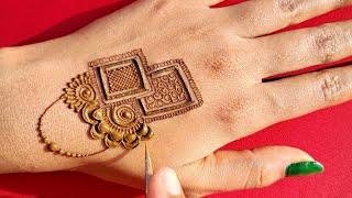 Eid Special Back Hand Gulf Mehndi Design️ || Mehndi Design Simple || Henna with Manu