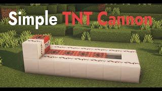 Simple TNT Cannon (Easy) | Minecraft | #Shorts