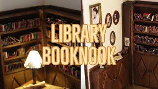 MAKING A MINIATURE LIBRARY BOOKNOOK