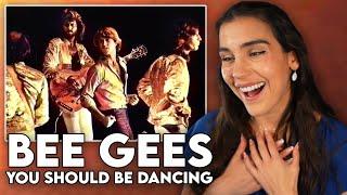 CAN'T STOP DANCING!!! First Time Reaction to Bee Gees - "You Should Be Dancing"
