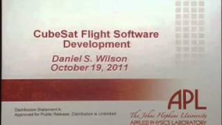 2011 Workshop on Spacecraft Flight Software (FSW-11) Oct 19 Morning Session