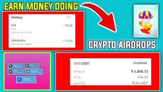 How To Earn Money Doing Crypto Airdrops Without Investment | Hindi Tutorial Video Crypto Waala |