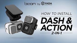 How to Install YADA BEON Dash Cam Action Cam 2-in-1, 1080p Everywhere Cam, at a Walmart near you