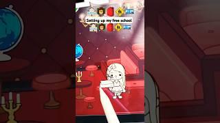 Setting up my free school #tocaschool #tocalifeworld #tocatuber #Toca_Nim