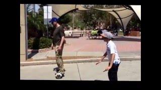 11-year old is a Great Hoverboard teacher (my first lesson and I didn't fall)