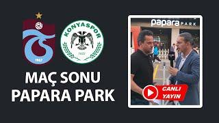 Trabzonspor - Konyaspor maç sonu yorumları Papara Park