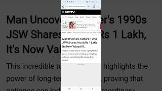 Jsw Steel and it's share price impact