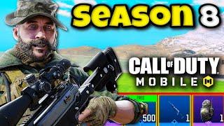 *NEW* SEASON 8 BATTLE PASS MAXED OUT in COD MOBILE