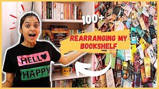 Rearranging all my books [Bookshelf tour India] Wisewithgrace