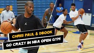 Devin Booker & Chris Paul *GO CRAZY* in NBA Open Gym 