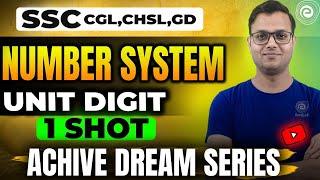 SSC Exams 2025? | Number System Unit Digit for All SSC Exams | Maths Preparation | Aashish Kushwah